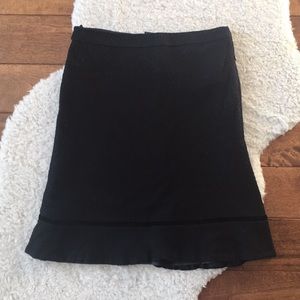 Gap Wool Skirt with Hem Detail